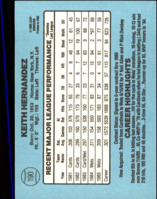 A0356- 1986 Donruss Baseball Cards 1-250 +Rookies -You Pick- 10+ FREE US SHIP - Picture 379 of 499