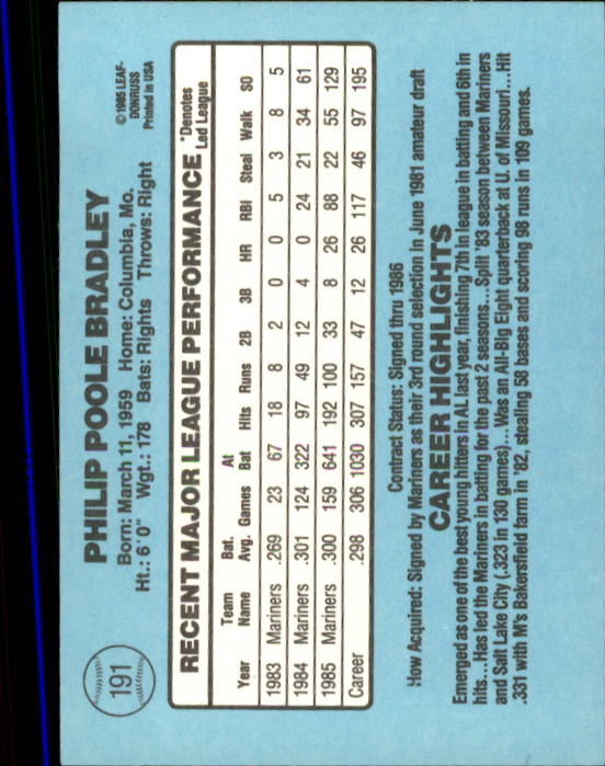 A0356- 1986 Donruss Baseball Cards 1-250 +Rookies -You Pick- 10+ FREE US SHIP - Picture 381 of 499