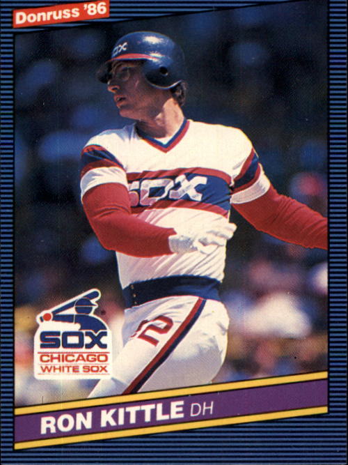 1986 Donruss Baseball "Main Set" Base Cards #441 to #660 - Picture 172 of 439