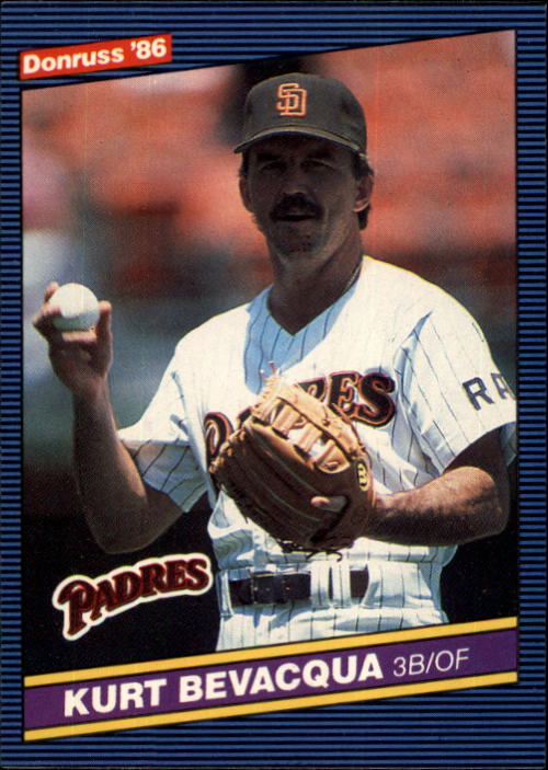 1986 Donruss Baseball "Main Set" Base Cards #441 to #660 - Picture 176 of 439