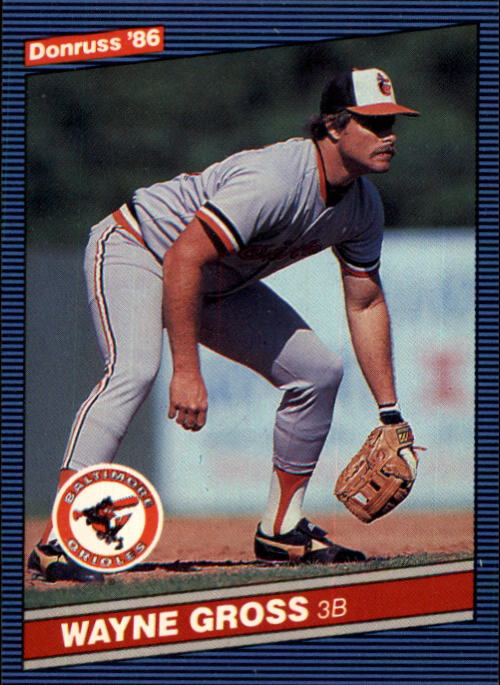1986 Donruss Baseball "Main Set" Base Cards #441 to #660 - Picture 190 of 439