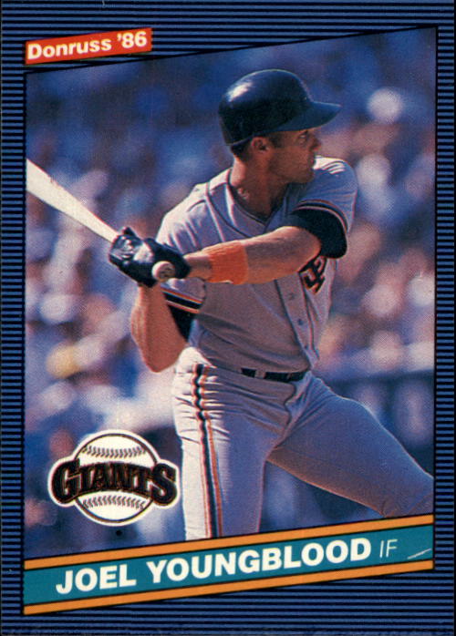 1986 Donruss Baseball "Main Set" Base Cards #441 to #660 - Picture 254 of 439