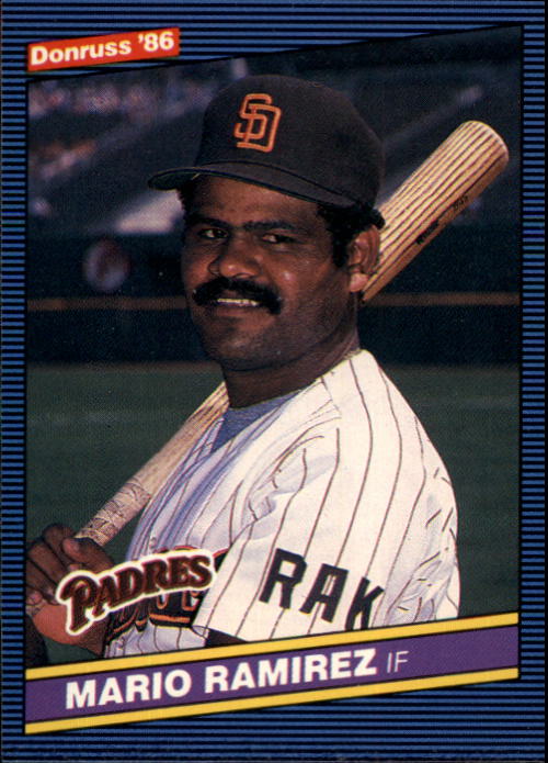 1986 Donruss Baseball "Main Set" Base Cards #441 to #660 - Picture 256 of 439