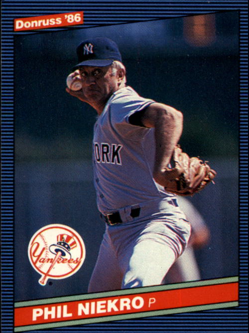 1986 Donruss Baseball "Main Set" Base Cards #441 to #660 - Picture 280 of 439