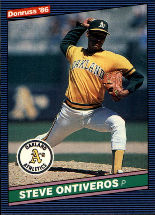 1986 Donruss Baseball "Main Set" Base Cards #441 to #660 - Picture 298 of 439