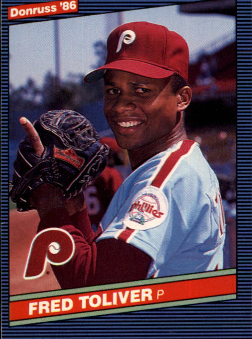 1986 Donruss Baseball "Main Set" Base Cards #441 to #660 - Picture 344 of 439
