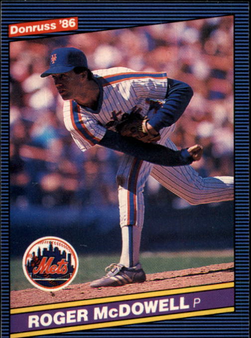 1986 Donruss Baseball "Main Set" Base Cards #441 to #660 - Picture 378 of 439