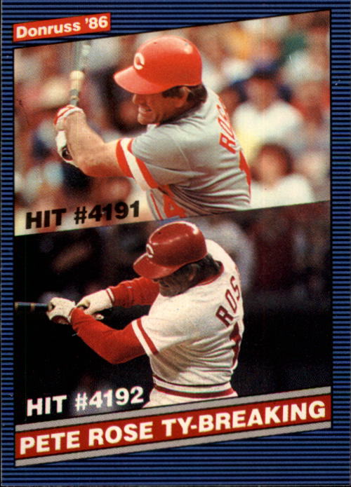 1986 Donruss Baseball "Main Set" Base Cards #441 to #660 - Picture 408 of 439
