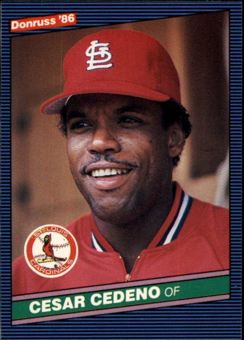 1986 Donruss Baseball "Main Set" Base Cards #441 to #660 - Picture 416 of 439