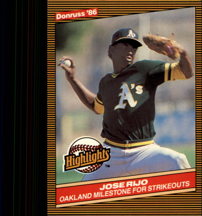 1986 Donruss Highlights Baseball Cards - Picture 4 of 111