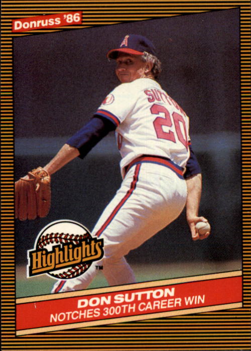 1986 Donruss Highlights Baseball Cards - Picture 32 of 111