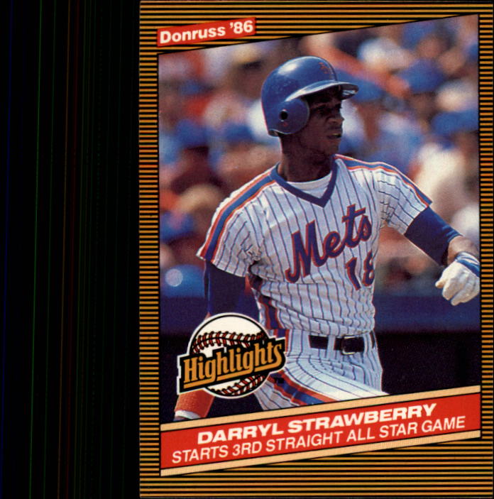 1986 Donruss Highlights Baseball Cards - Picture 48 of 111