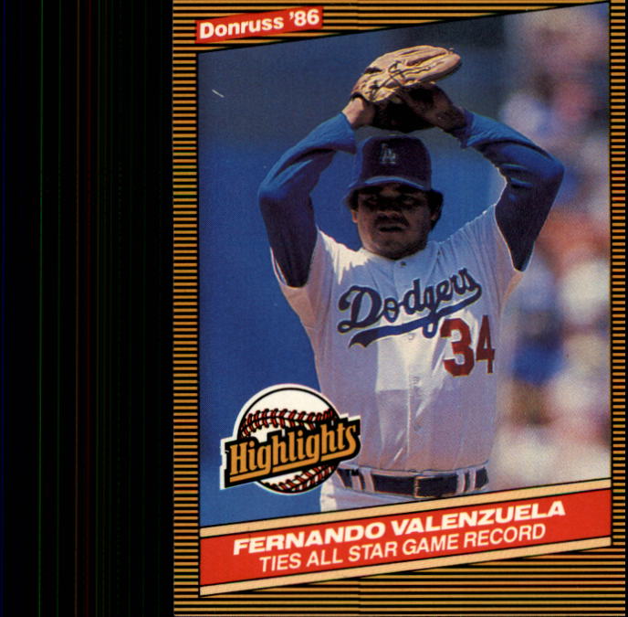 1986 Donruss Highlights Baseball Cards - Picture 50 of 111