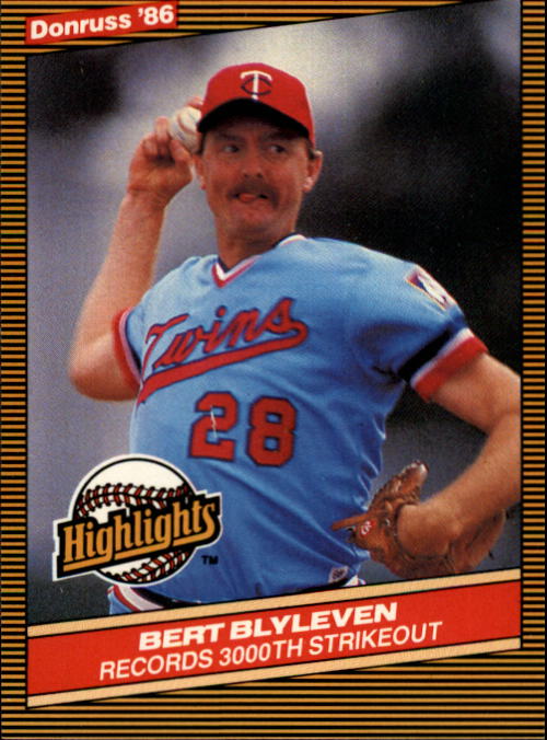 1986 Donruss Highlights Baseball Cards - Picture 62 of 111