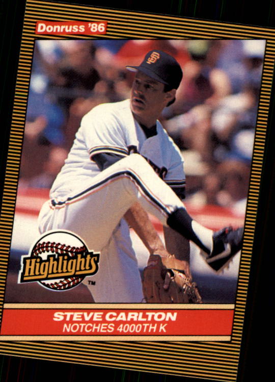 1986 Donruss Highlights Baseball Cards - Picture 70 of 111