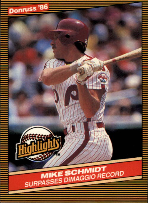 1986 Donruss Highlights Baseball Cards - Picture 72 of 111