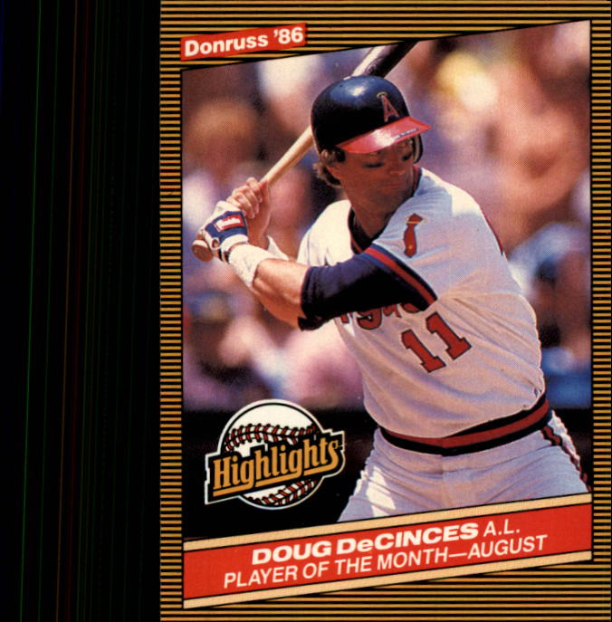 1986 Donruss Highlights Baseball Cards - Picture 78 of 111