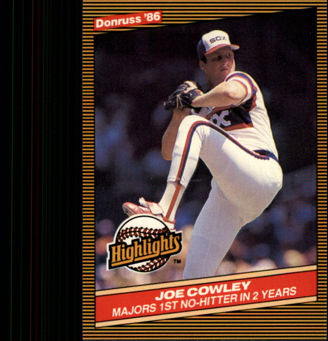 1986 Donruss Highlights Baseball Cards - Picture 86 of 111
