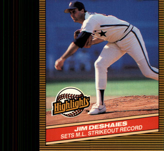 1986 Donruss Highlights Baseball Cards - Picture 88 of 111