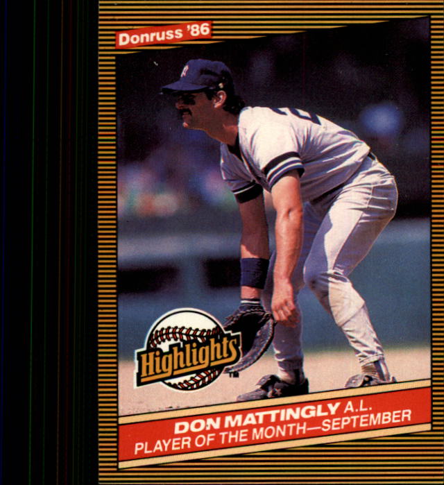 1986 Donruss Highlights Baseball Cards - Picture 94 of 111