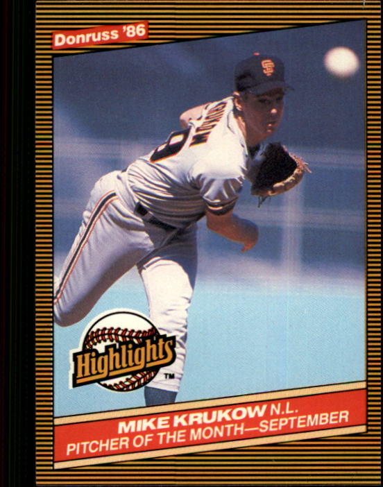 1986 Donruss Highlights Baseball Cards - Picture 96 of 111