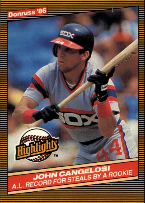 1986 Donruss Highlights Baseball Cards - Picture 100 of 111