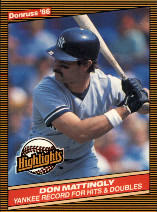 1986 Donruss Highlights Baseball Cards - Picture 104 of 111