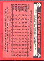 thumbnail 317  - 1986 TOPPS TIFFANY BASEBALL ASSORTED SINGLES U-PICK 502-750