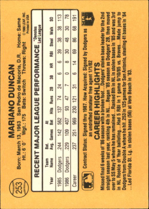 A7218- 1987 Donruss Baseball Cards 248-497 +Rookies -You Pick- 10+ FREE US SHIP - Picture 13 of 501