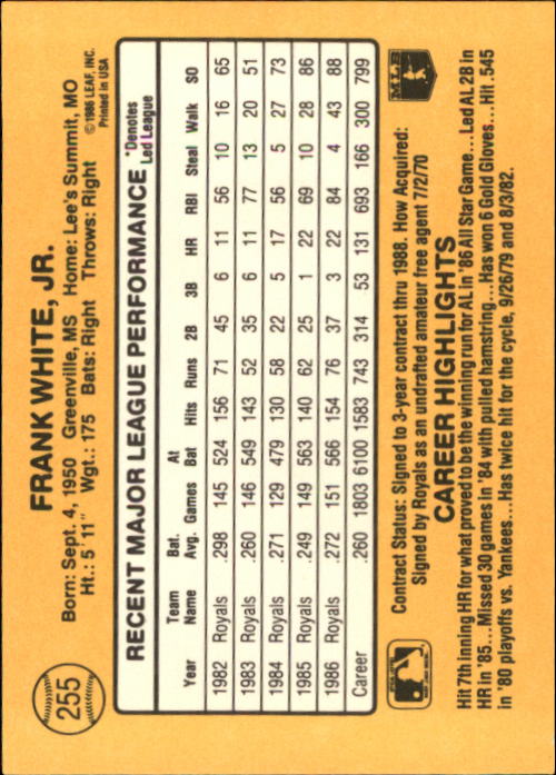 A7218- 1987 Donruss Baseball Cards 248-497 +Rookies -You Pick- 10+ FREE US SHIP - Picture 17 of 501