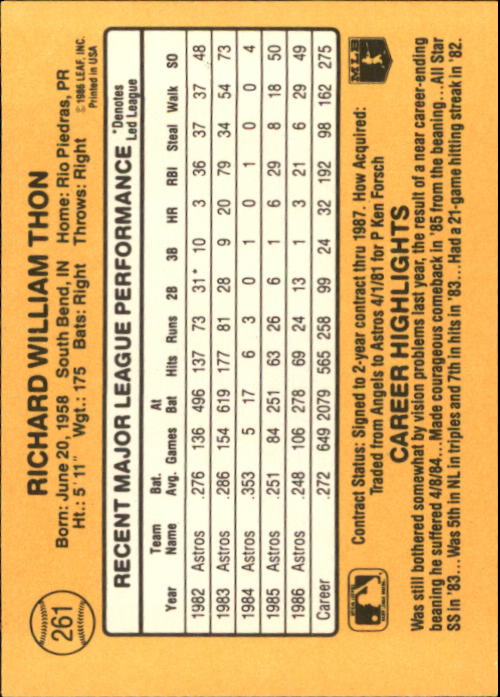 A7218- 1987 Donruss Baseball Cards 248-497 +Rookies -You Pick- 10+ FREE US SHIP - Picture 29 of 501