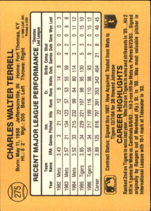 A7218- 1987 Donruss Baseball Cards 248-497 +Rookies -You Pick- 10+ FREE US SHIP - Picture 57 of 501