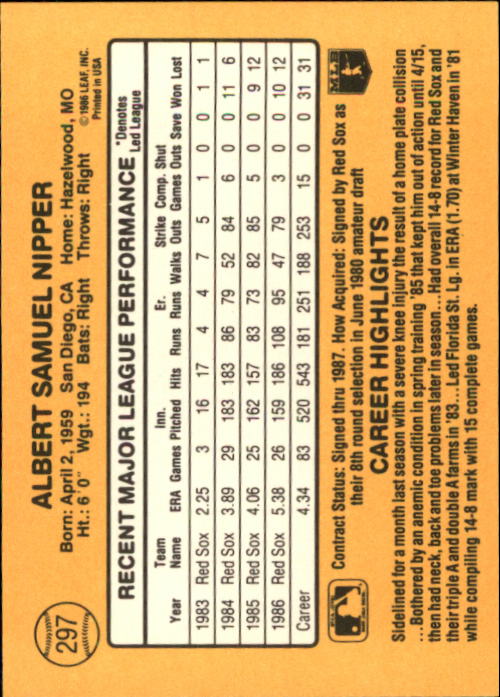 A7218- 1987 Donruss Baseball Cards 248-497 +Rookies -You Pick- 10+ FREE US SHIP - Picture 101 of 501