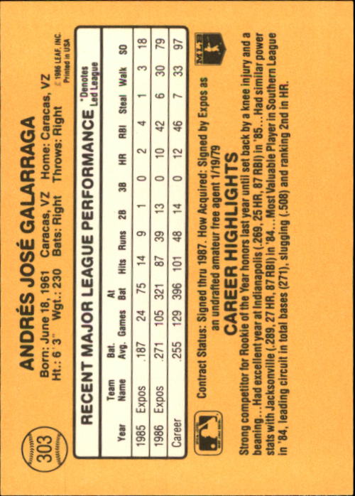 A7218- 1987 Donruss Baseball Cards 248-497 +Rookies -You Pick- 10+ FREE US SHIP - Picture 113 of 501