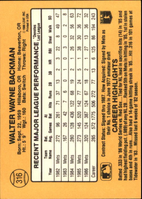 A7218- 1987 Donruss Baseball Cards 248-497 +Rookies -You Pick- 10+ FREE US SHIP - Picture 139 of 501