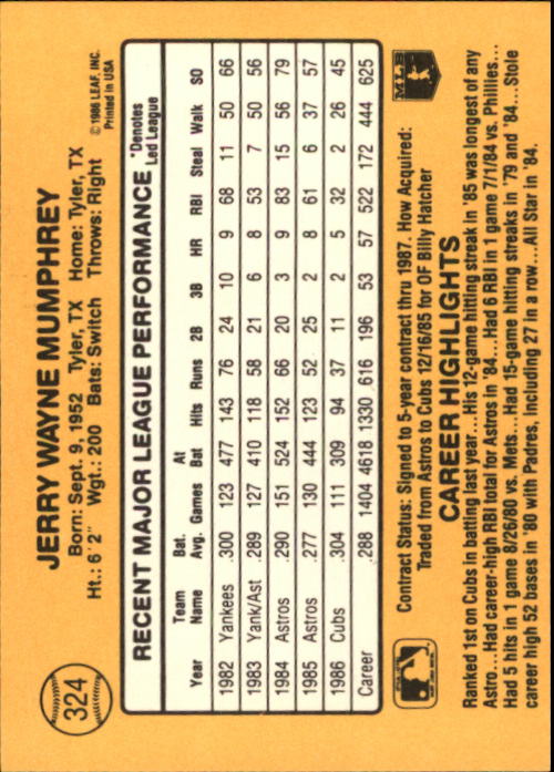 A7218- 1987 Donruss Baseball Cards 248-497 +Rookies -You Pick- 10+ FREE US SHIP - Picture 155 of 501