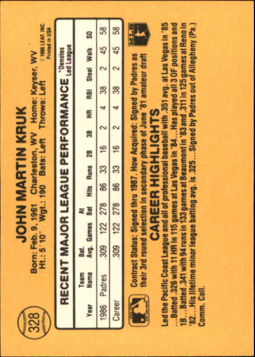 A7218- 1987 Donruss Baseball Cards 248-497 +Rookies -You Pick- 10+ FREE US SHIP - Picture 163 of 501