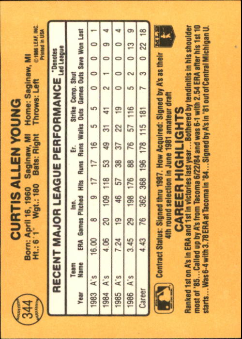 A7218- 1987 Donruss Baseball Cards 248-497 +Rookies -You Pick- 10+ FREE US SHIP - Picture 195 of 501