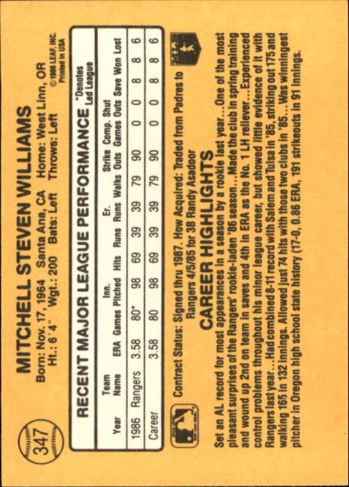 A7218- 1987 Donruss Baseball Cards 248-497 +Rookies -You Pick- 10+ FREE US SHIP - Picture 201 of 501