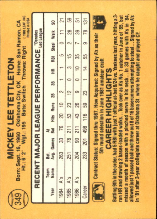 A7218- 1987 Donruss Baseball Cards 248-497 +Rookies -You Pick- 10+ FREE US SHIP - Picture 205 of 501