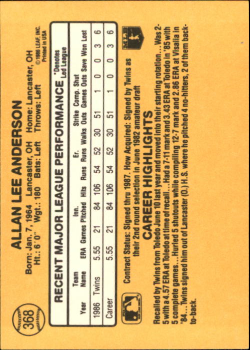 A7218- 1987 Donruss Baseball Cards 248-497 +Rookies -You Pick- 10+ FREE US SHIP - Picture 243 of 501