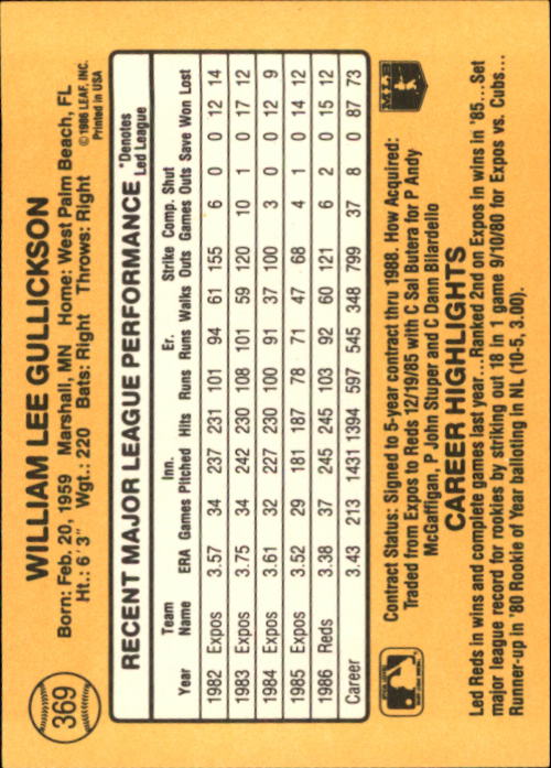 A7218- 1987 Donruss Baseball Cards 248-497 +Rookies -You Pick- 10+ FREE US SHIP - Picture 245 of 501
