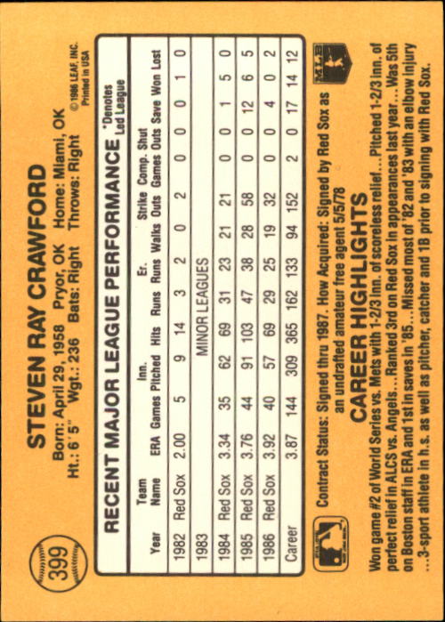 A7218- 1987 Donruss Baseball Cards 248-497 +Rookies -You Pick- 10+ FREE US SHIP - Picture 305 of 501