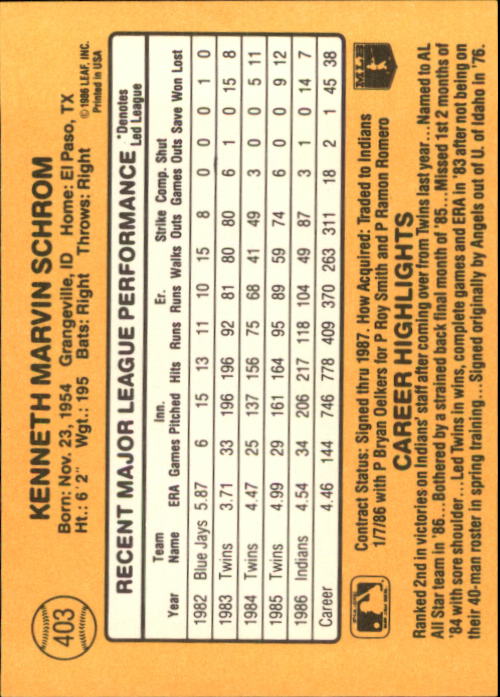 A7218- 1987 Donruss Baseball Cards 248-497 +Rookies -You Pick- 10+ FREE US SHIP - Picture 313 of 501