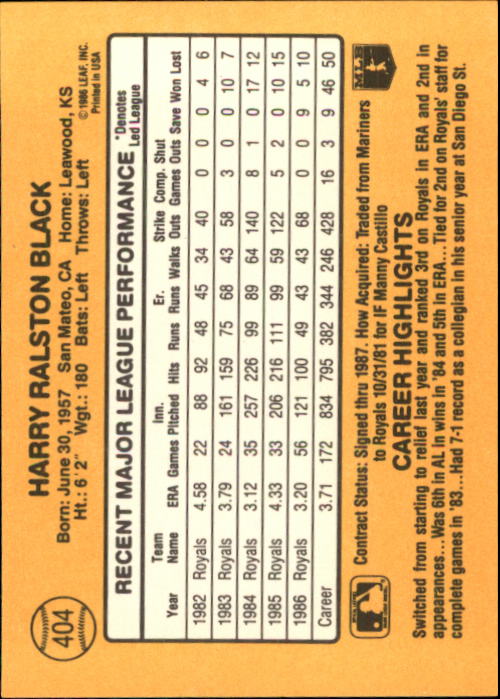 A7218- 1987 Donruss Baseball Cards 248-497 +Rookies -You Pick- 10+ FREE US SHIP - Picture 315 of 501