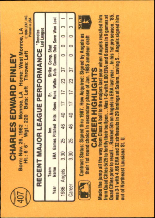 A7218- 1987 Donruss Baseball Cards 248-497 +Rookies -You Pick- 10+ FREE US SHIP - Picture 321 of 501