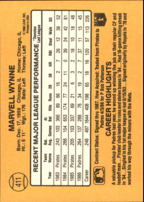 A7218- 1987 Donruss Baseball Cards 248-497 +Rookies -You Pick- 10+ FREE US SHIP - Picture 329 of 501