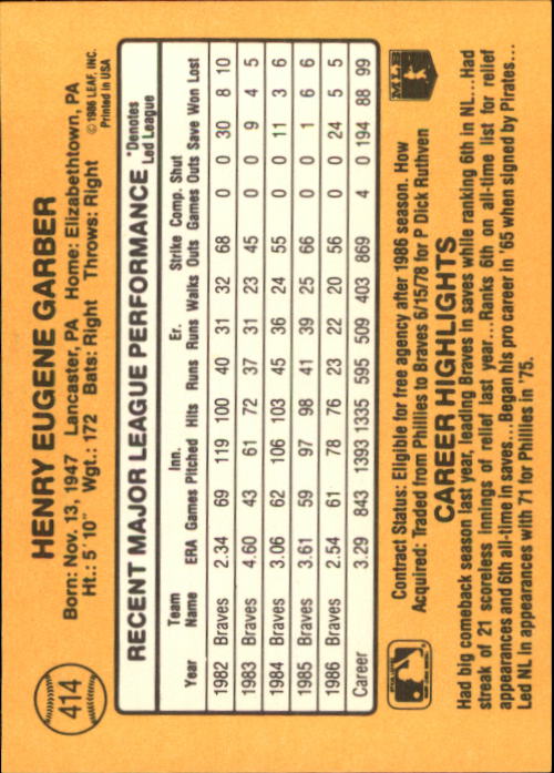 A7218- 1987 Donruss Baseball Cards 248-497 +Rookies -You Pick- 10+ FREE US SHIP - Picture 335 of 501