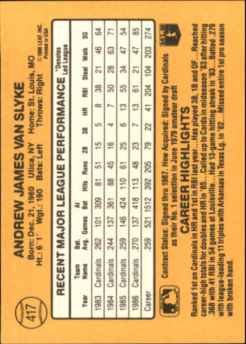 A7218- 1987 Donruss Baseball Cards 248-497 +Rookies -You Pick- 10+ FREE US SHIP - Picture 341 of 501