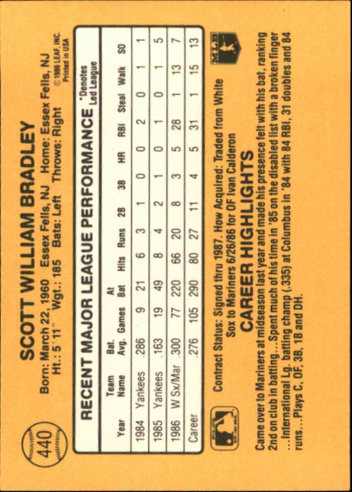 A7218- 1987 Donruss Baseball Cards 248-497 +Rookies -You Pick- 10+ FREE US SHIP - Picture 387 of 501